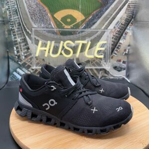 On Cloud X 3 Women's Running Shoes Black Reflective Sz 7.5